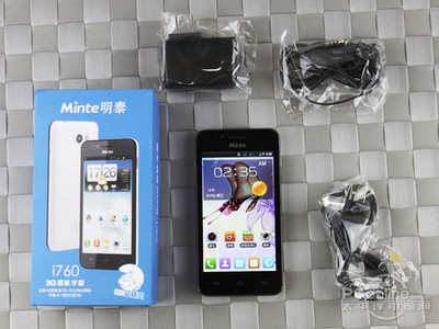 明泰 i760 一款支持移动3G网络的经典双核安卓智能手机